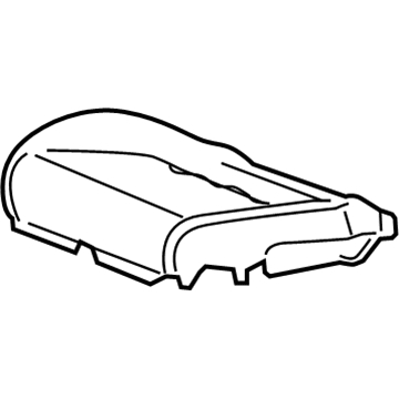 Acura 81531-STX-L21ZA Seat Back Cover (Gray)