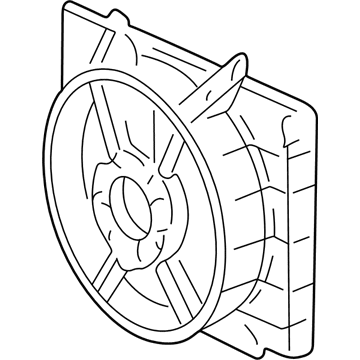 2001 Acura Integra Fan Shroud - 19015-P72-A03