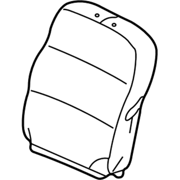 Acura 04811-S3V-A33ZB Passenger Side Trim Cover Set (Saddle) (Side Airbag) (Leather)