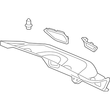 Acura 84630-SJA-A04ZB Garnish, Trunk Lid (Classy Gray)
