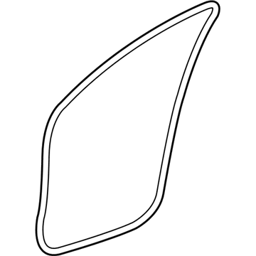 Acura 72355-STX-305ZA Driver Side Seal (Graphite Black)