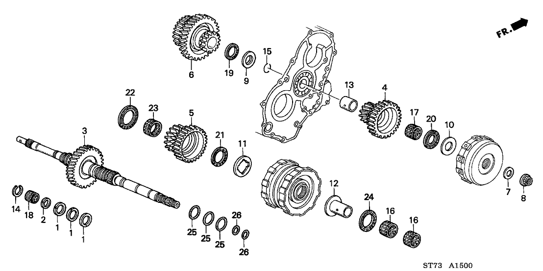 46340S0KA00 Genuine Acura Pipe D, Brake