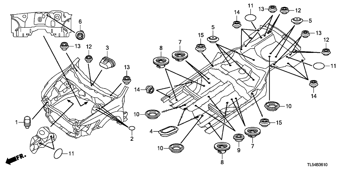 15825PR3005 Genuine Acura Filter Assy., Spool Valve
