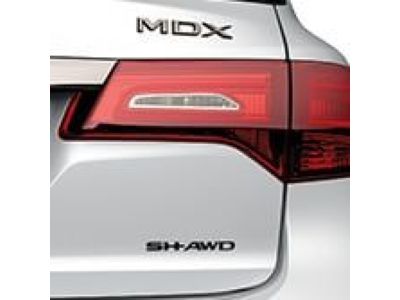 Acura 08F20-TZ3-200A Emblem SH - AWD - Dark Chrome