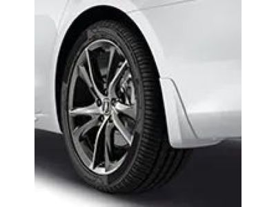 Acura Rear Splash Guards - V6 - Exterior Color:Majestic Black Pearl 08P09-TZ3-2A0A
