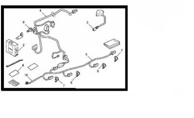 Acura Back - Up Sensors - Attachment 08V67-TX6-200B