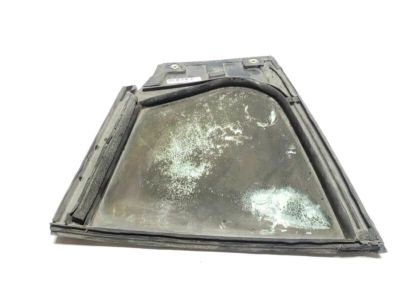 Acura 73455-TK4-C02 Left Rear Door Quarter Glass Assembly (Green) (Ln)