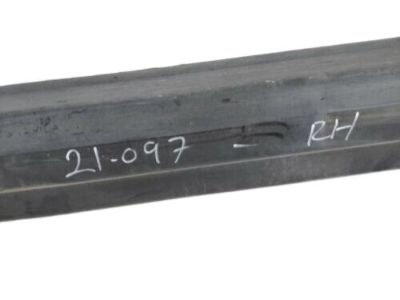 Acura 71800-STX-A00ZA Passenger Side Sill Garnish Assembly (Bumper Dark Gray)