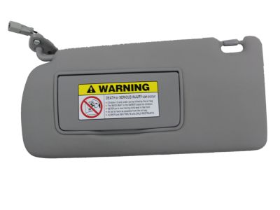 thumbnail image 2 of 2004-2008 Acura TSX Sun Visor Set - Driver & Passenger Left Right Pair OEM Gray 2 of 5