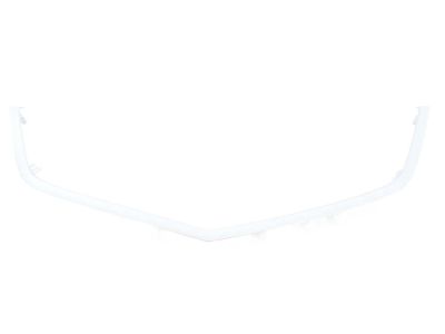 Acura 75125-SEP-A10ZA Front Grille Molding (Plated Satin Silver Metallic)