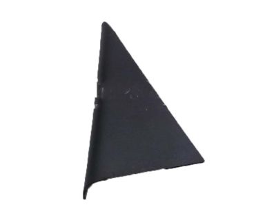 Acura 72940-STK-A00ZA Right Rear Door Quarter Garnish (Inner) (Graphite Black)