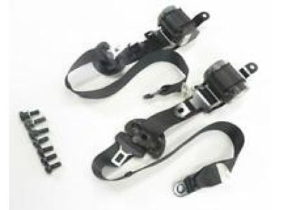Acura 04816-S3V-A62ZB Left Front Seat Belt Buckle Set (Moon Lake Gray)
