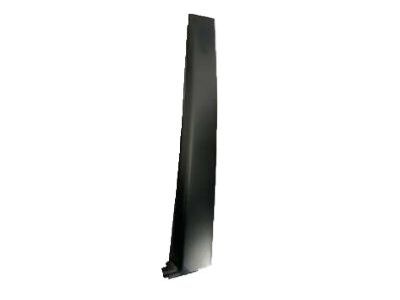 Acura 72430-TK4-A01ZA Right Front Door Center Pillar Garnish (Black Gloss 80)