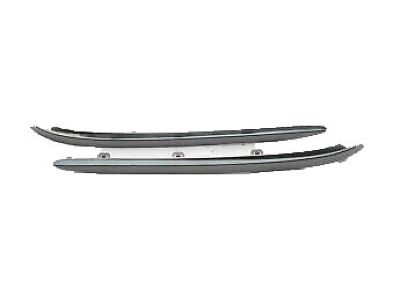 Acura 71507-SJA-000ZC Left Rear Bumper Protector (Nighthawk Black Pearl)