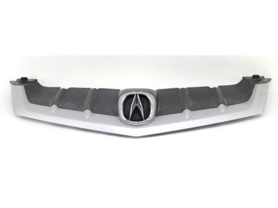 Acura 71122-STK-A01ZA Front Grille Molding (Plated Satin Silver Metallic)