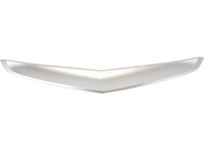 Acura 75530-TK4-A01ZB Rear Bumper Center Garnish Assembly (Upper) (Satin Chromium Plating)