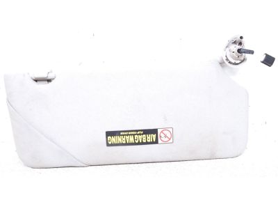 Acura 83280-TL2-A02ZB Driver Side Sunvisor Assembly (Premium Ivory) (Mirror)