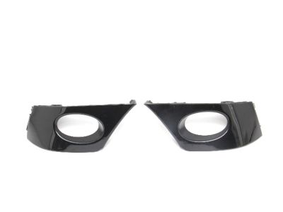 Acura 71102-SEC-A10ZD Right Front Bumper Fog Cover (Nighthawk Black Pearl)