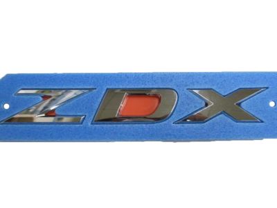 Acura 75722-SZN-A00 Rear Emblem (Zdx)