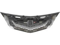 Acura 75101-TK4-A01ZA Front Grille Base (Black Gloss 5)