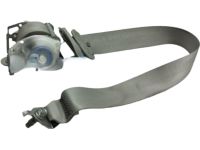 Acura 04864-STX-A00ZB Passenger Side Center Seat Belt Outer Set (Gray)