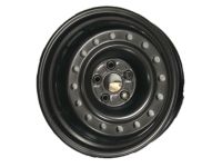 Acura 42700-TK4-A51 Spare Wheel 17X4 Steel Black