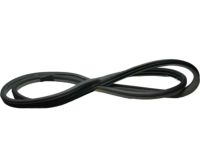 Acura 72855-STX-A01ZB Left Rear Door Opening Seal (Medium Gray)