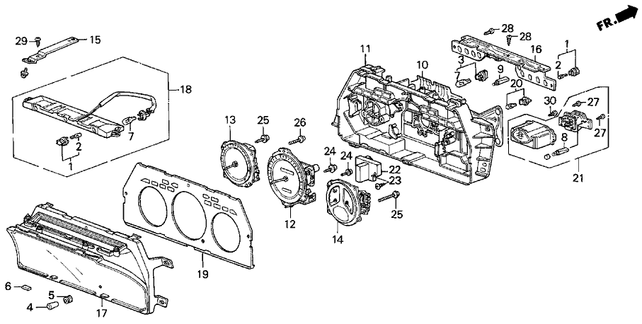 Acura 78230-SD4-003 Display, Failure (Stanley)