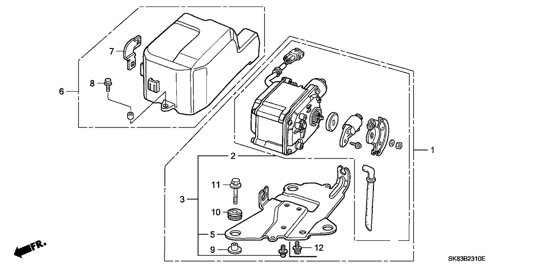 Acura 36622-PP8-000 Stay, Connector