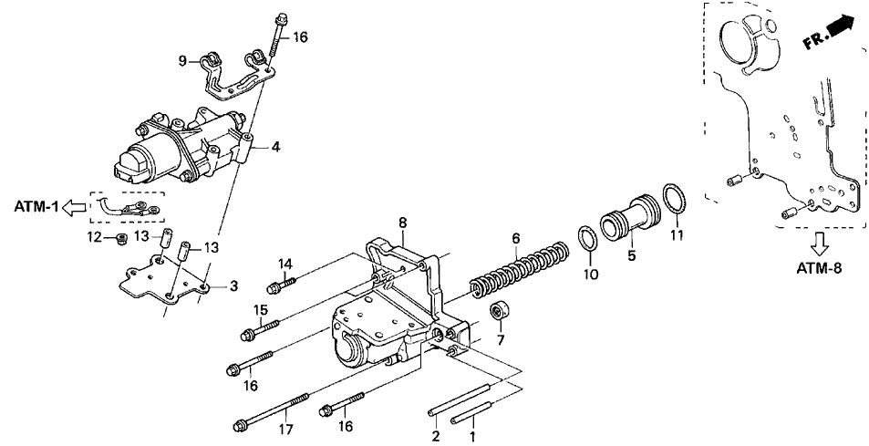 Acura 27470-P1V-000 Valve Body Assembly, Throttle