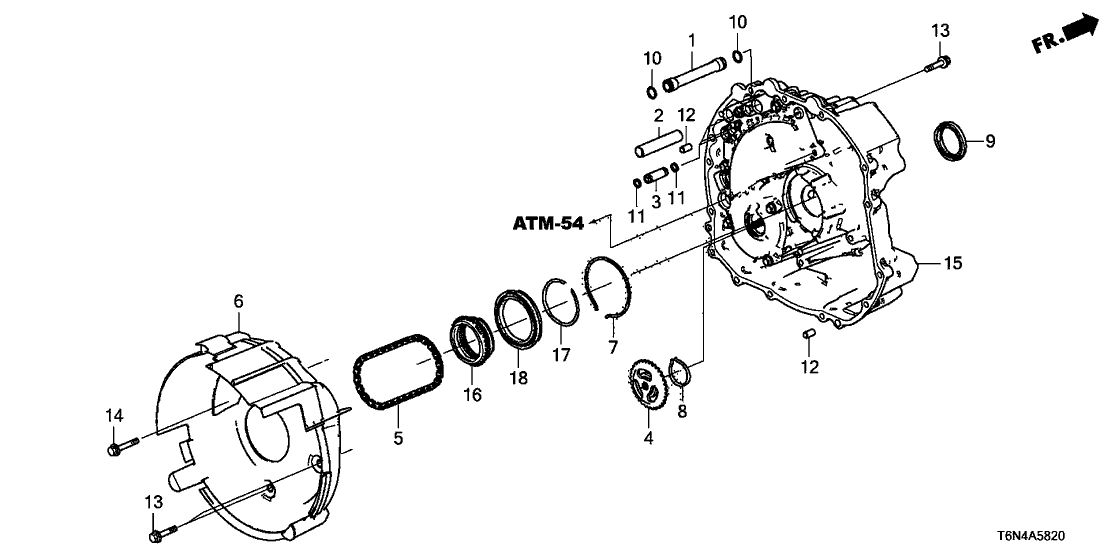 Acura 22751-58H-A00 Pipe (14X70)