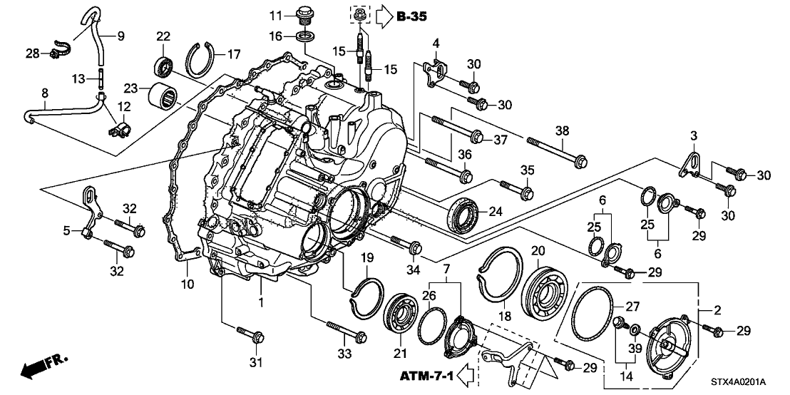 Acura 21270-RT4-000 Cap Assembly C, Driver Side