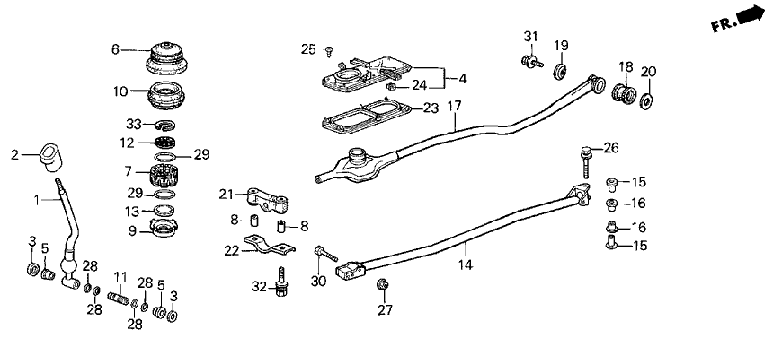 Acura 54101-SD4-673 Lever, Change