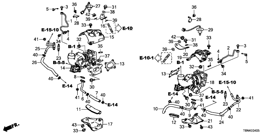 Acura 18233-58G-A01 Gasket A, Turbocharger