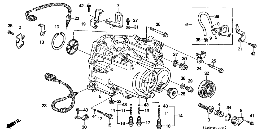 Acura 24463-PR8-000 Spring, Fork Set Ball