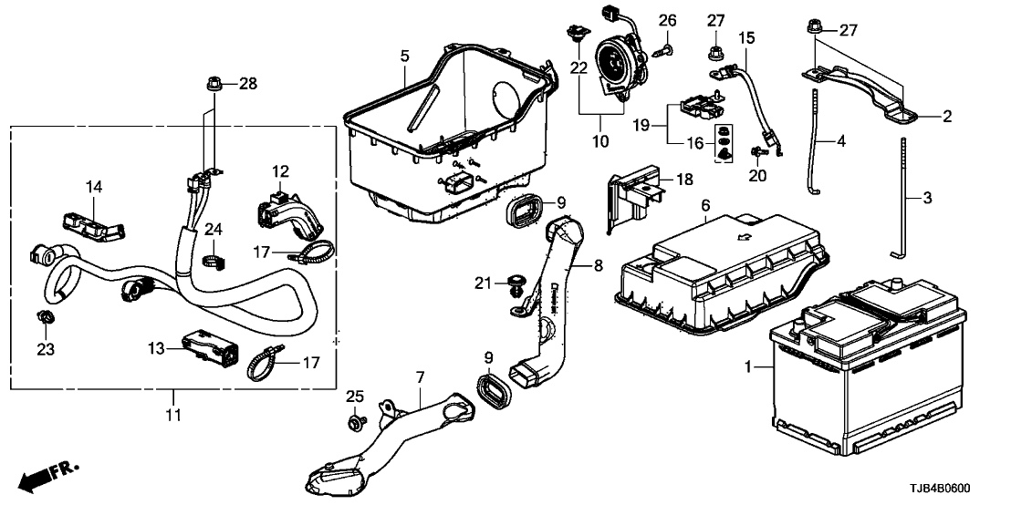 Acura 32111-5YF-A00 Acg +B Harness