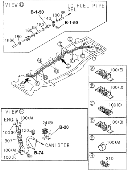 Acura 8-97122-278-1 Pipe, Fuel Delivery
