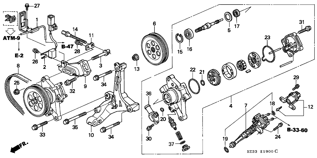 Acura 56123-P5A-003 Joint, In.