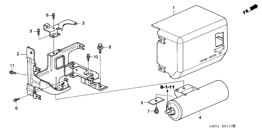 Acura 36034-PR7-J02 Stay