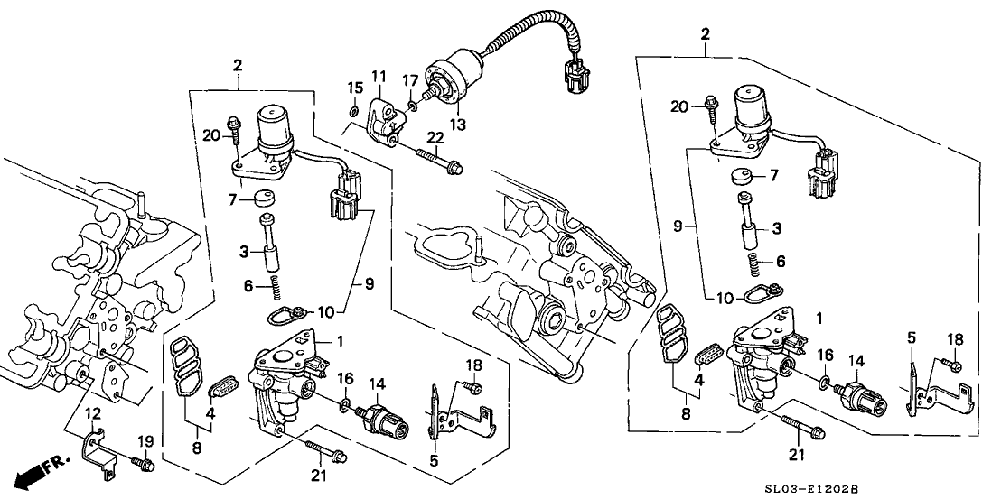 Acura 36171-PR7-A00 Solenoid Assembly