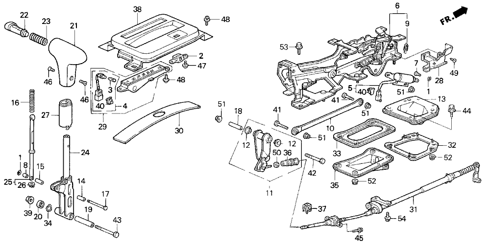 Acura 54363-SP0-A81 Pin, Control Wire Adjuster