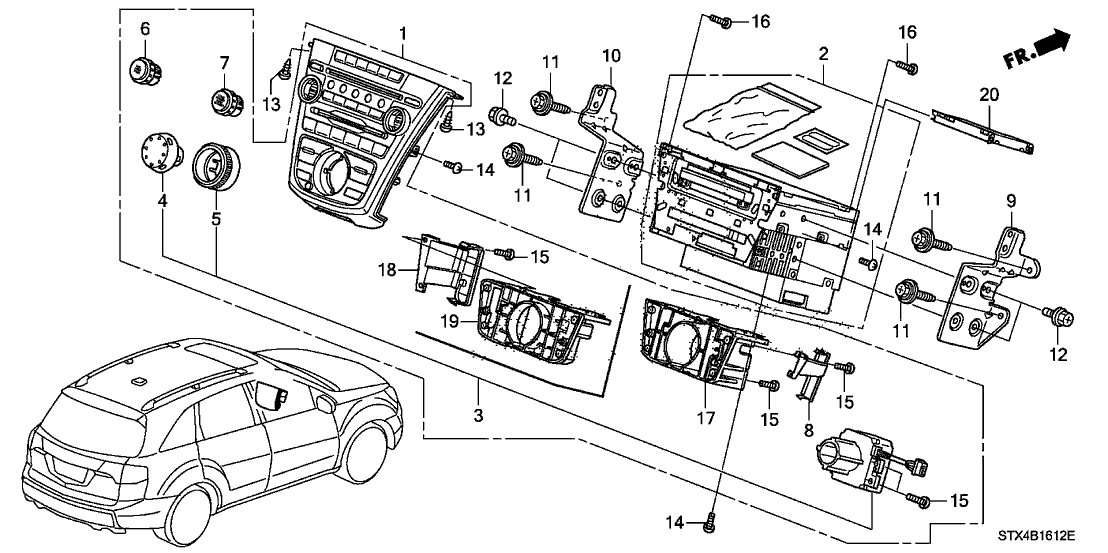 Acura 39100-STX-A22RM Tuner