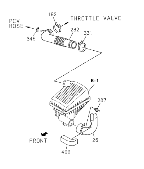 Acura 8-97187-551-0 Sponge, Inlet Duct