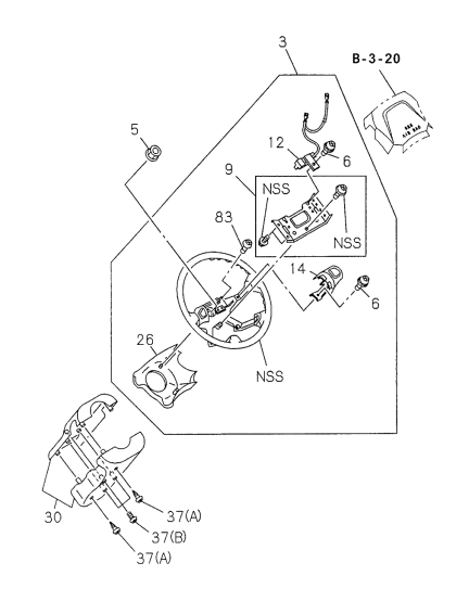 Acura 8-97122-394-0 Plate, Horn Contact