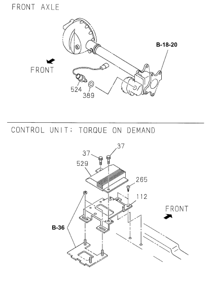 Acura 8-97204-791-0 Unit, Tod Control