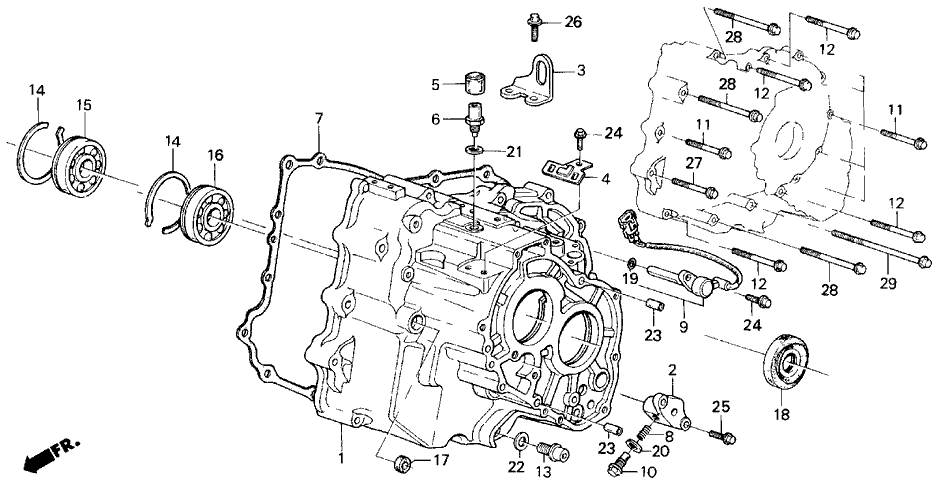 Acura 21811-PL5-020 Gasket, Torque Converter Case