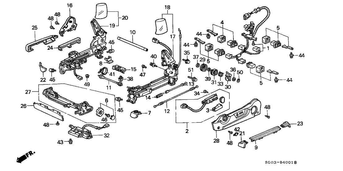 Acura 81550-SG0-A21 Slide, Driver Side Reclining (Outer)