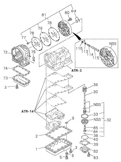 Acura 8-96017-512-0 Case Assembly, Adapter