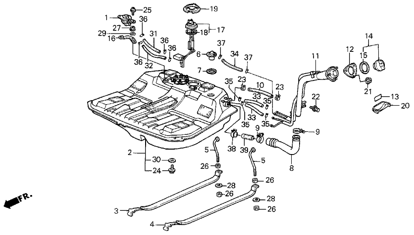 Acura 17653-SD4-020 Tube, Breather