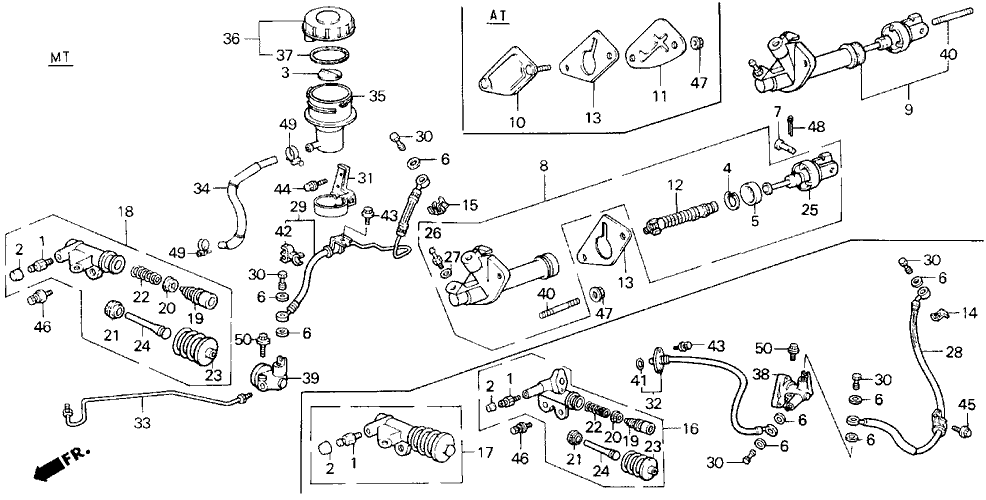 Acura 46950-SD4-013 Rod Assembly, Push